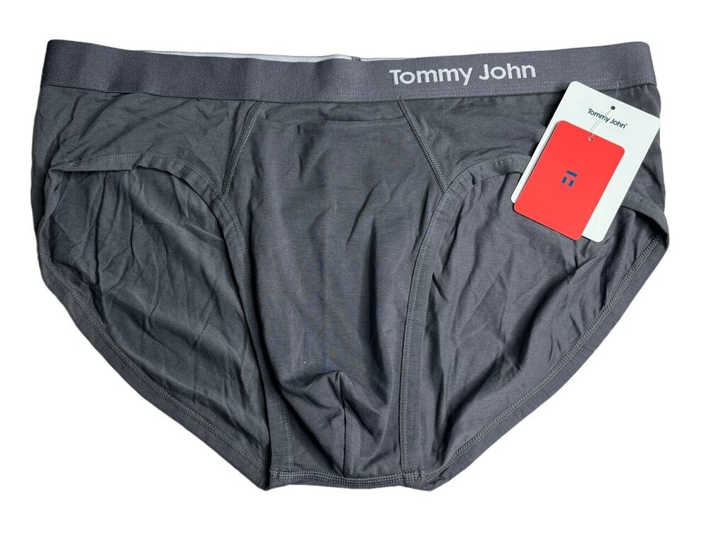 6-23 TOMMY JOHN Men's NWT $27 Soft Cool Cotton Brief Underwear Pima Cotton 2XL